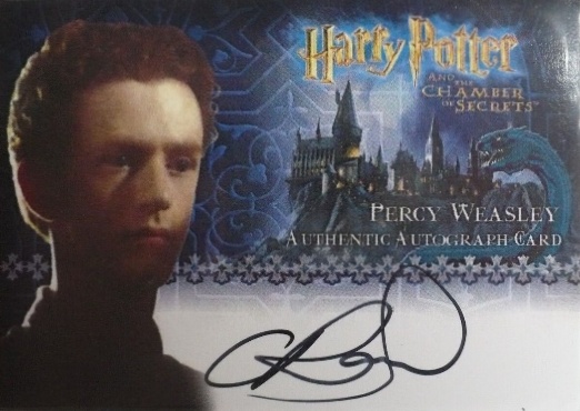Chris Rankin as Percy Weasley - Front