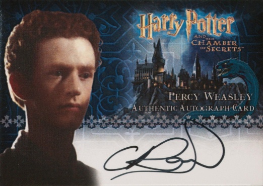 Chris Rankin as Percy Weasley - Front