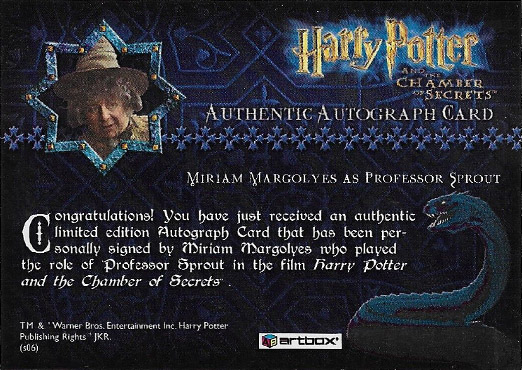 Miriam Margolyes as Professor Sprout - Back