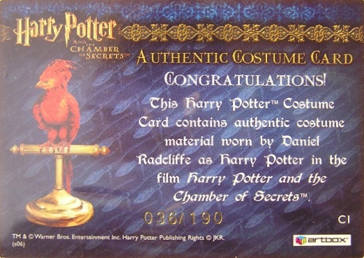 C1 - Harry Potter's Tartan Red Shirt - Back