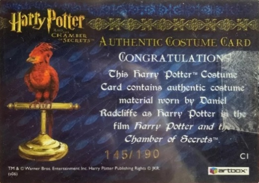 C1 - Harry Potter's Tartan Red Shirt - Back