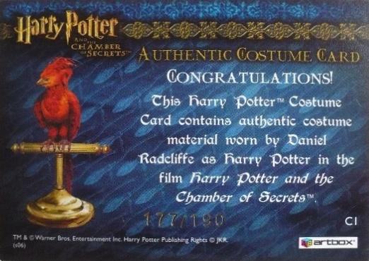 C1 - Harry Potter's Tartan Red Shirt - Back