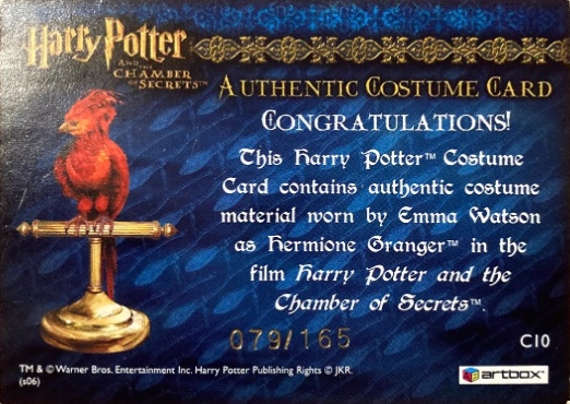 C10 - Hermione Granger's Blue Jumper and Scarf - Back