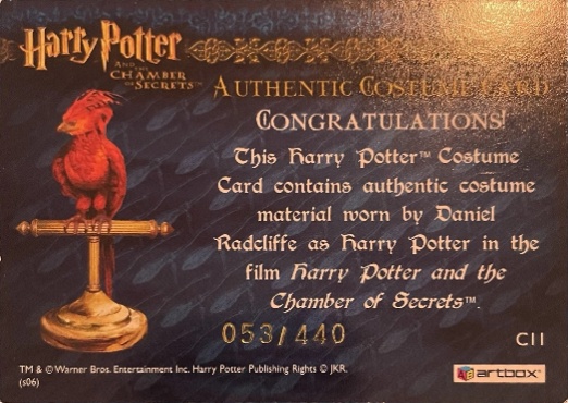 C11 - Harry Potter's Blue Jumper and Red Scarf - Back