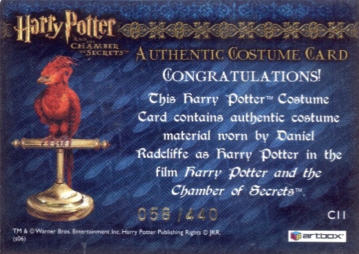 C11 - Harry Potter's Blue Jumper and Red Scarf - Back