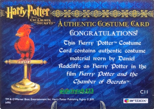 C11 - Harry Potter's Blue Jumper and Red Scarf - Back