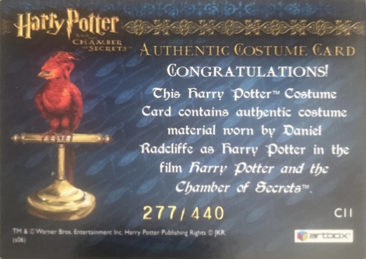 C11 - Harry Potter's Blue Jumper and Red Scarf - Back