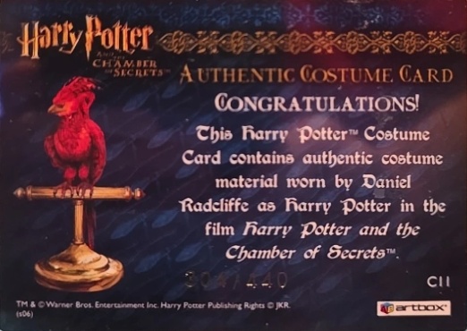 C11 - Harry Potter's Blue Jumper and Red Scarf - Back