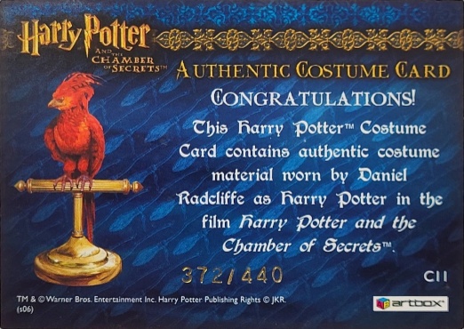 C11 - Harry Potter's Blue Jumper and Red Scarf - Back