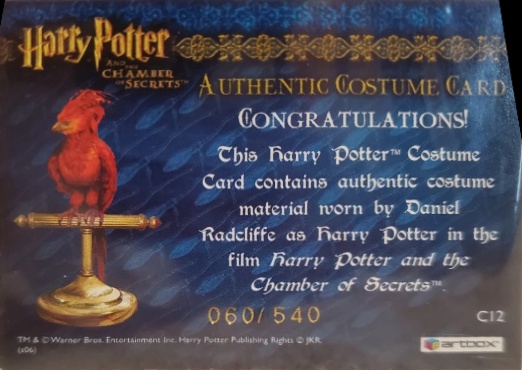 C12 - Harry Potter's Red Wool Jumper - Back