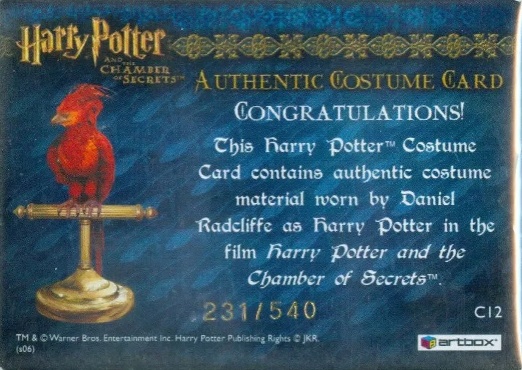 C12 - Harry Potter's Red Wool Jumper - Back