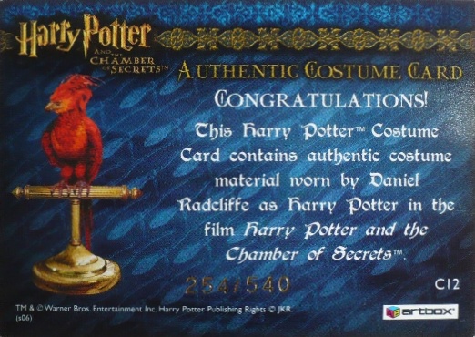 C12 - Harry Potter's Red Wool Jumper - Back