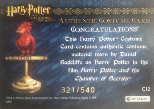 C12 - Harry Potter's Red Wool Jumper - Back