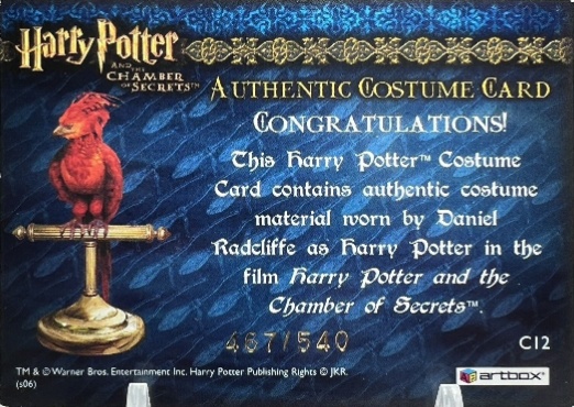 C12 - Harry Potter's Red Wool Jumper - Back