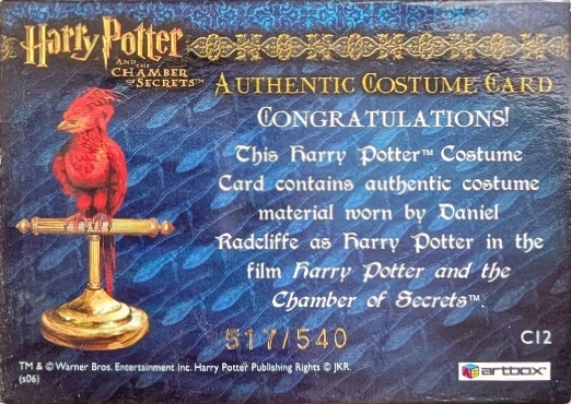 C12 - Harry Potter's Red Wool Jumper - Back