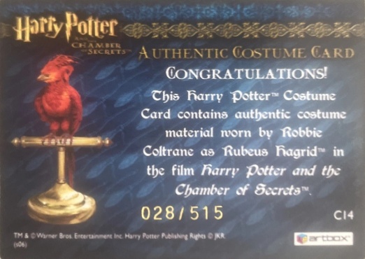 C14 - Rubeus Hagrid's Shirt - Back