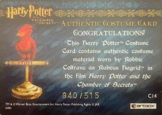 C14 - Rubeus Hagrid's Shirt - Back