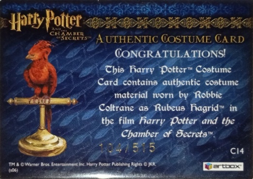 C14 - Rubeus Hagrid's Shirt - Back