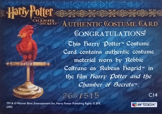 C14 - Rubeus Hagrid's Shirt - Back