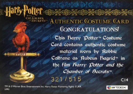 C14 - Rubeus Hagrid's Shirt - Back