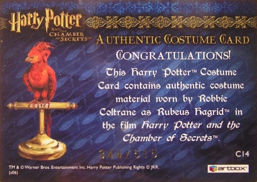 C14 - Rubeus Hagrid's Shirt - Back