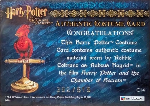 C14 - Rubeus Hagrid's Shirt - Back