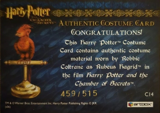 C14 - Rubeus Hagrid's Shirt - Back