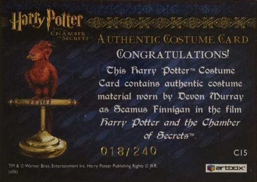 C15 - Seamus Finnigan's Tan Jacket - Back