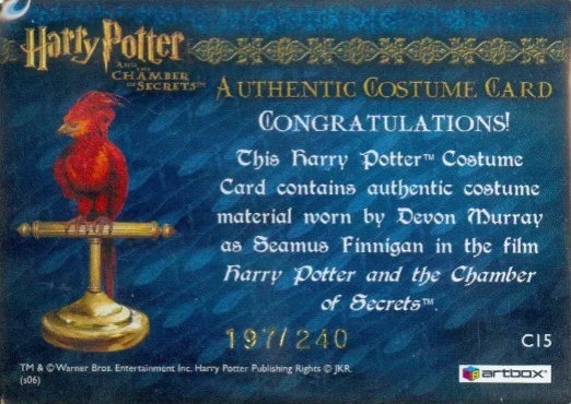 C15 - Seamus Finnigan's Tan Jacket - Back