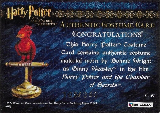 C16 - Ginny Weasley's Pink Pajamas - Back