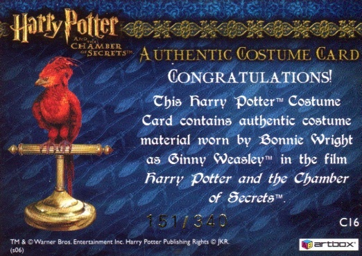 C16 - Ginny Weasley's Pink Pajamas - Back