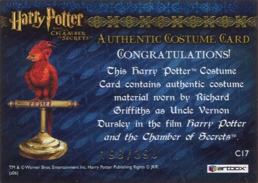 C17 - Uncle Vernon's Grey Suit - Back