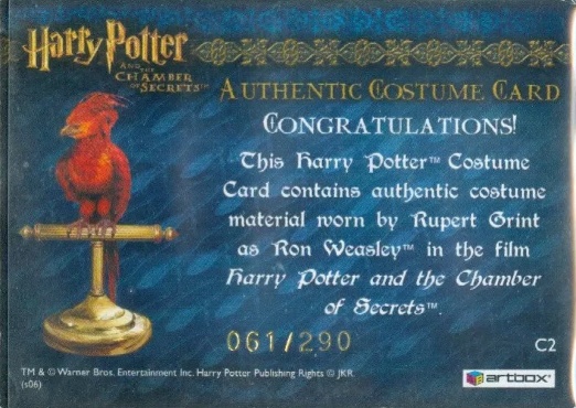 C2 - Ron Weasley's Pinky Brown Jumper - Back