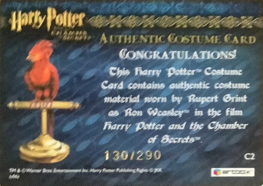 C2 - Ron Weasley's Pinky Brown Jumper - Back