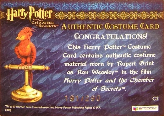 C2 - Ron Weasley's Pinky Brown Jumper - Back