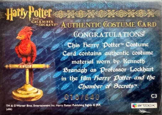 C3 - Proffessor Lockhart's Jacket - Back