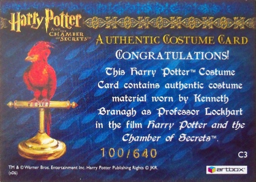 C3 - Proffessor Lockhart's Jacket - Back