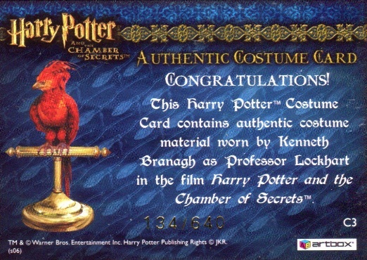 C3 - Proffessor Lockhart's Jacket - Back
