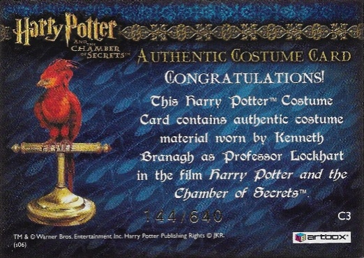 C3 - Proffessor Lockhart's Jacket - Back