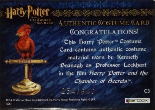 C3 - Proffessor Lockhart's Jacket - Back