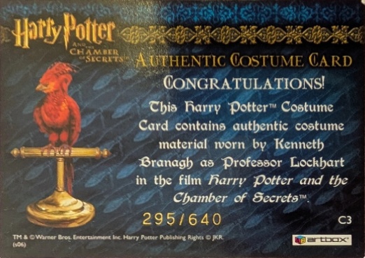 C3 - Proffessor Lockhart's Jacket - Back