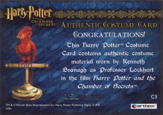 C3 - Proffessor Lockhart's Jacket - Back