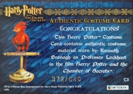 C3 - Proffessor Lockhart's Jacket - Back