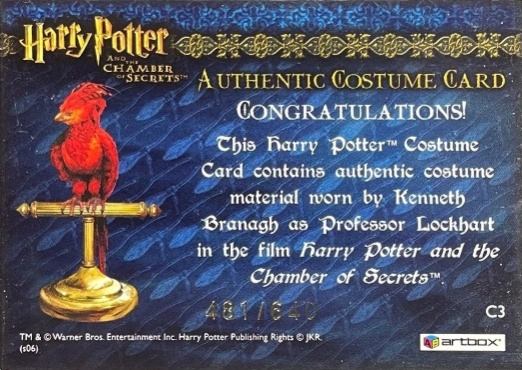 C3 - Proffessor Lockhart's Jacket - Back