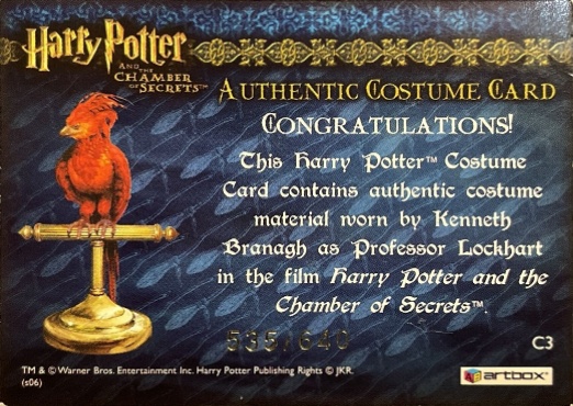 C3 - Proffessor Lockhart's Jacket - Back