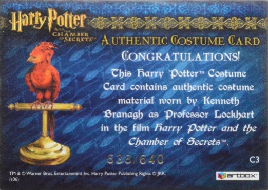 C3 - Proffessor Lockhart's Jacket - Back