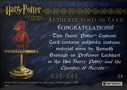 C3 - Proffessor Lockhart's Jacket - Back