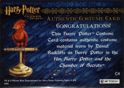 C4 - Harry Potter's Striped Shirt - Back