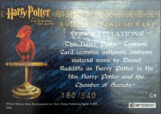 C4 - Harry Potter's Striped Shirt - Back