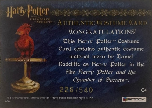 C4 - Harry Potter's Striped Shirt - Back